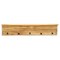 Contemporary Home Living Wooden 5 Hook Hanger with Top Shelf - 29"